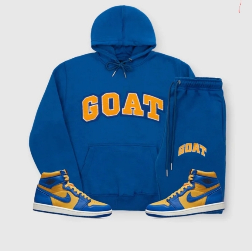 SneakGallery Arch Logo Chenille Sweatsuit (Laney Blue)
